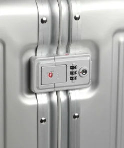 Next 4-Rollen Trolley silber 77 cm