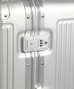 Next 4-Rollen Trolley silber 76 cm