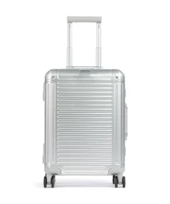 Next 4-Rollen Trolley silber 55 cm