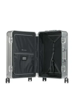 Next 4-Rollen Trolley silber 67 cm