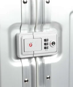 Next 4-Rollen Trolley silber 67 cm