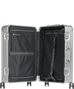 Next 4-Rollen Trolley silber 67 cm