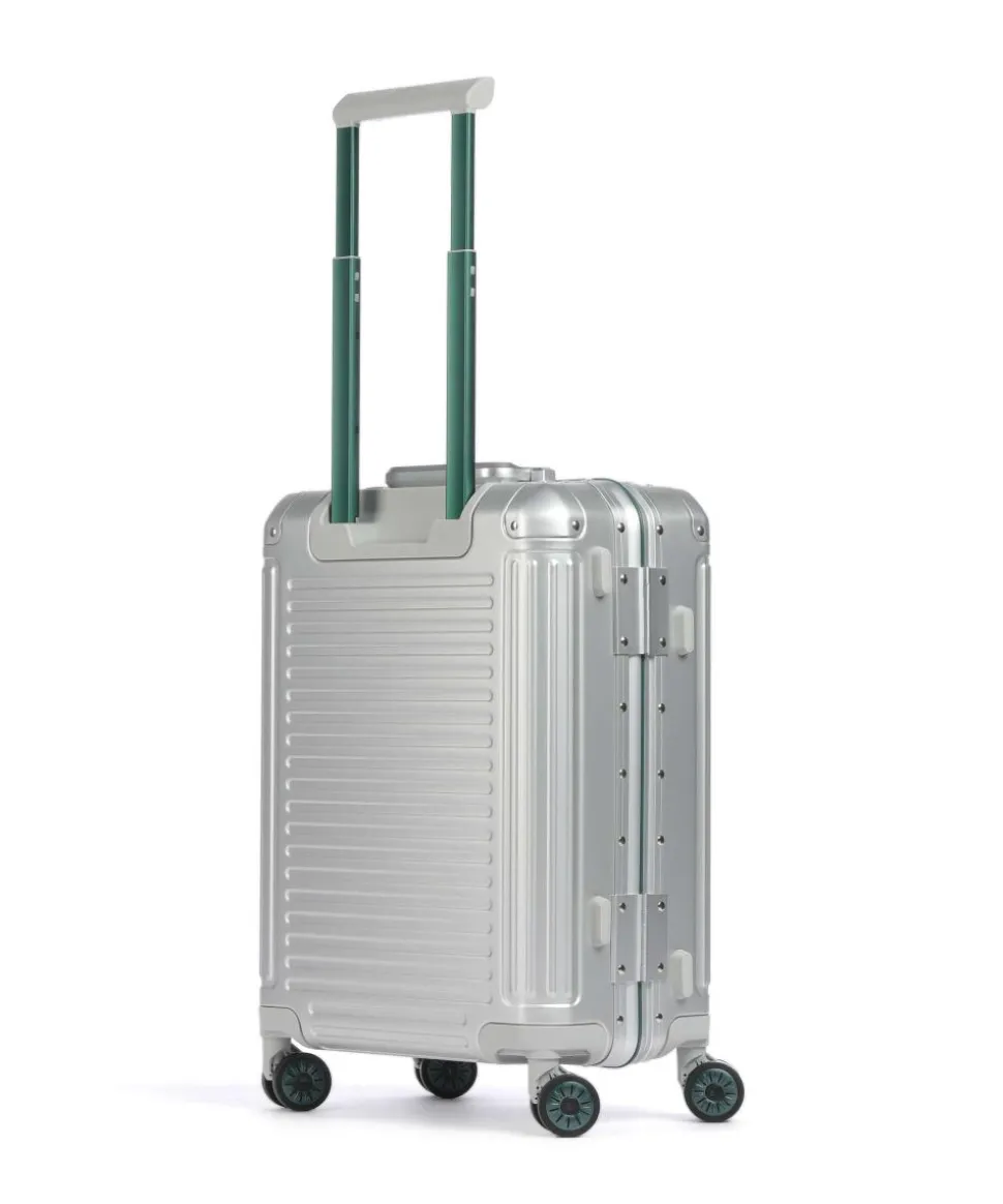 Next 4-Rollen Trolley silber 55 cm