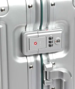 Next 4-Rollen Trolley silber 55 cm