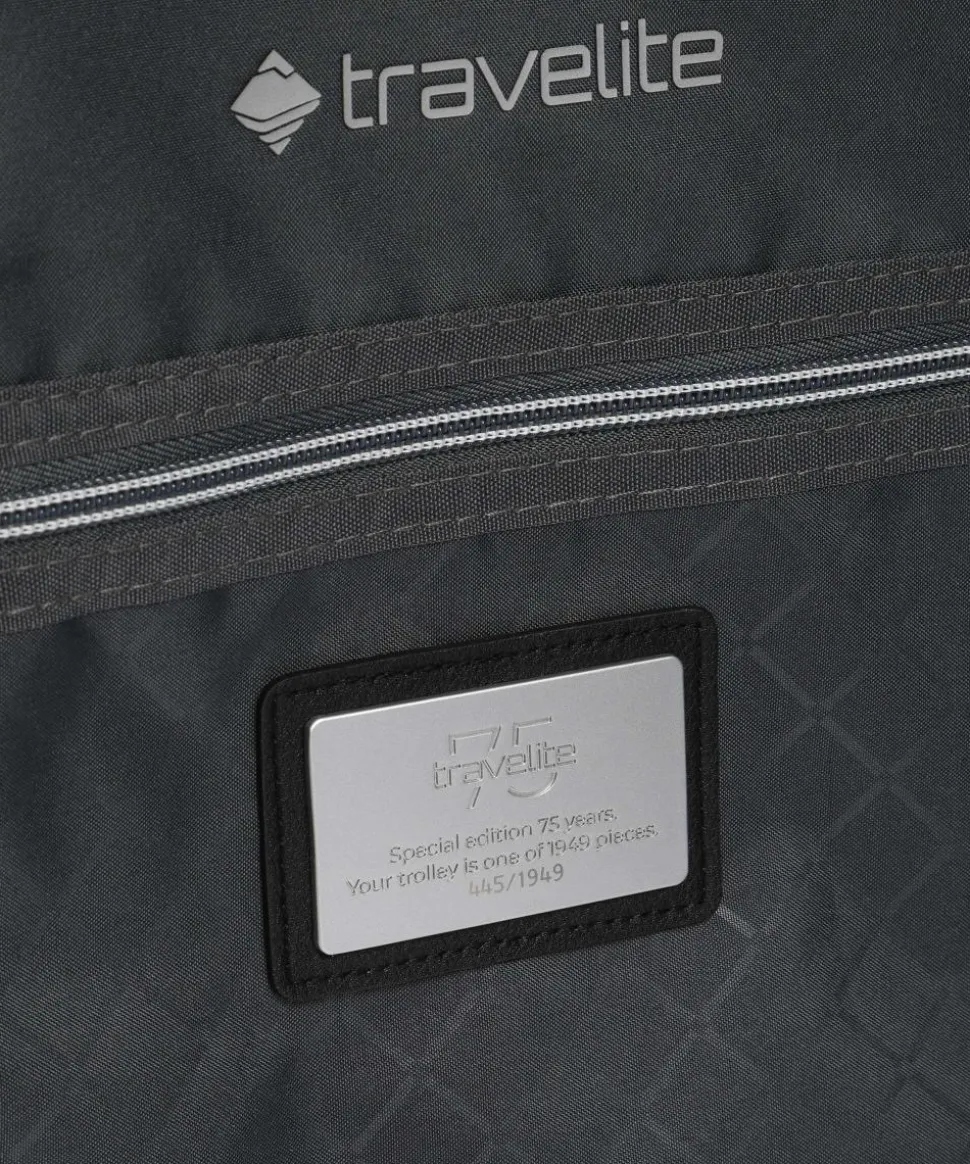 Next 4-Rollen Trolley silber 55 cm