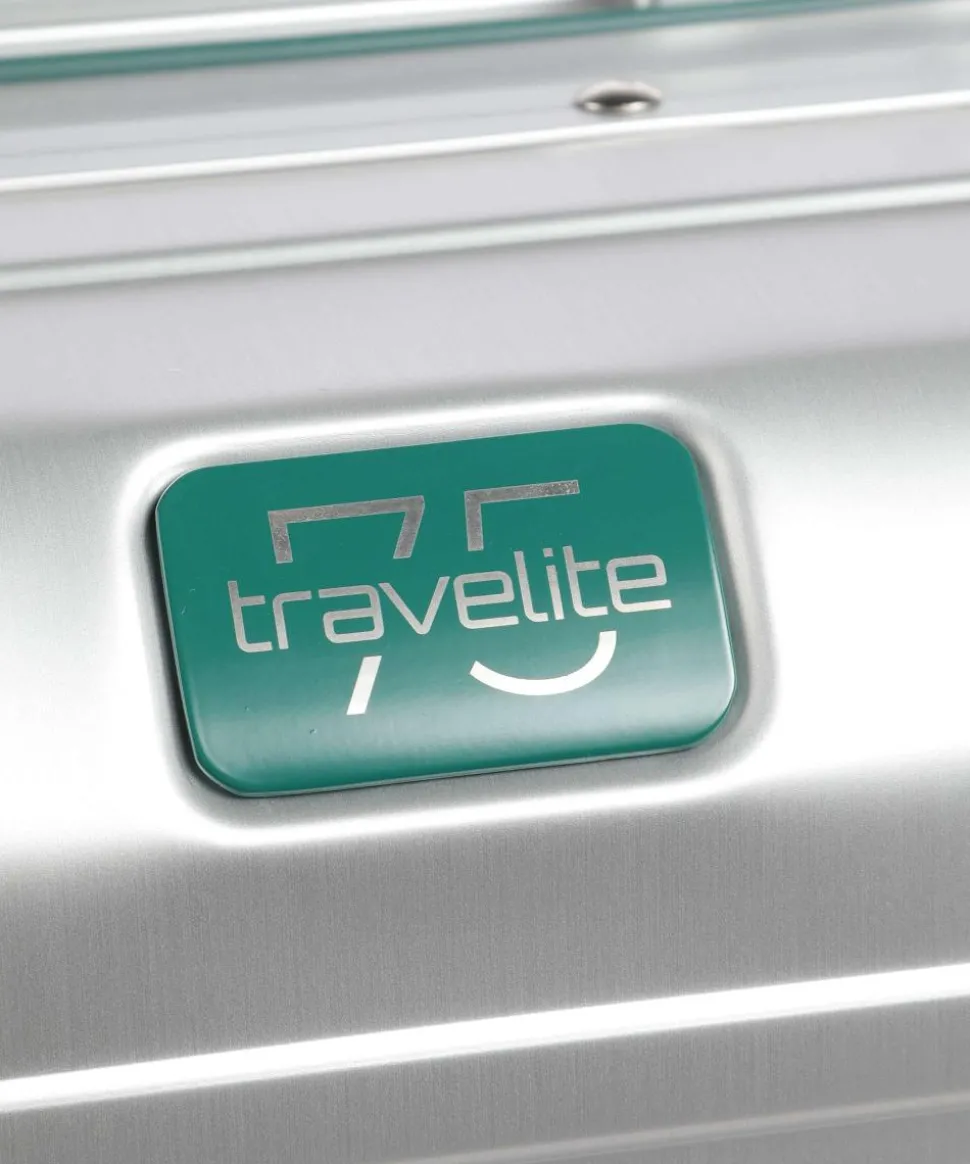 Next 4-Rollen Trolley silber 55 cm