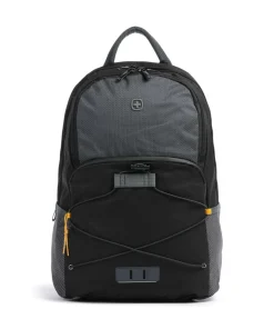 Next Trayl Laptop-Rucksack 15″ recyceltes Polyester schwarz/grau