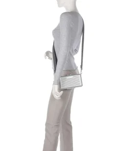 Next Umhängetasche Aluminium silber