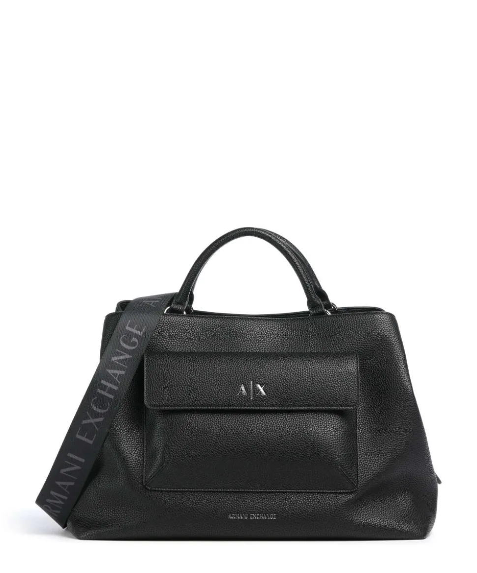 Nicole L Handtasche Lederimitat schwarz