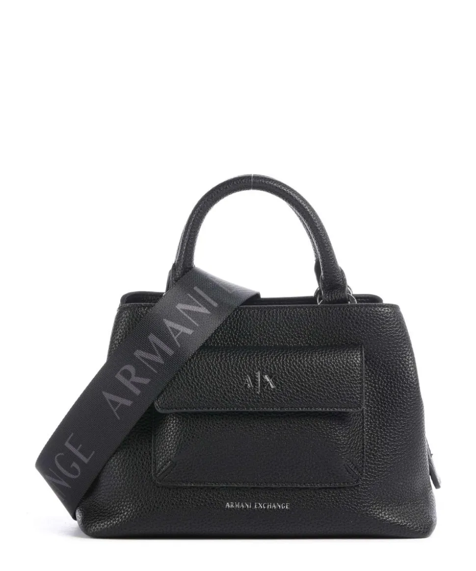 Nicole S Handtasche Lederimitat schwarz