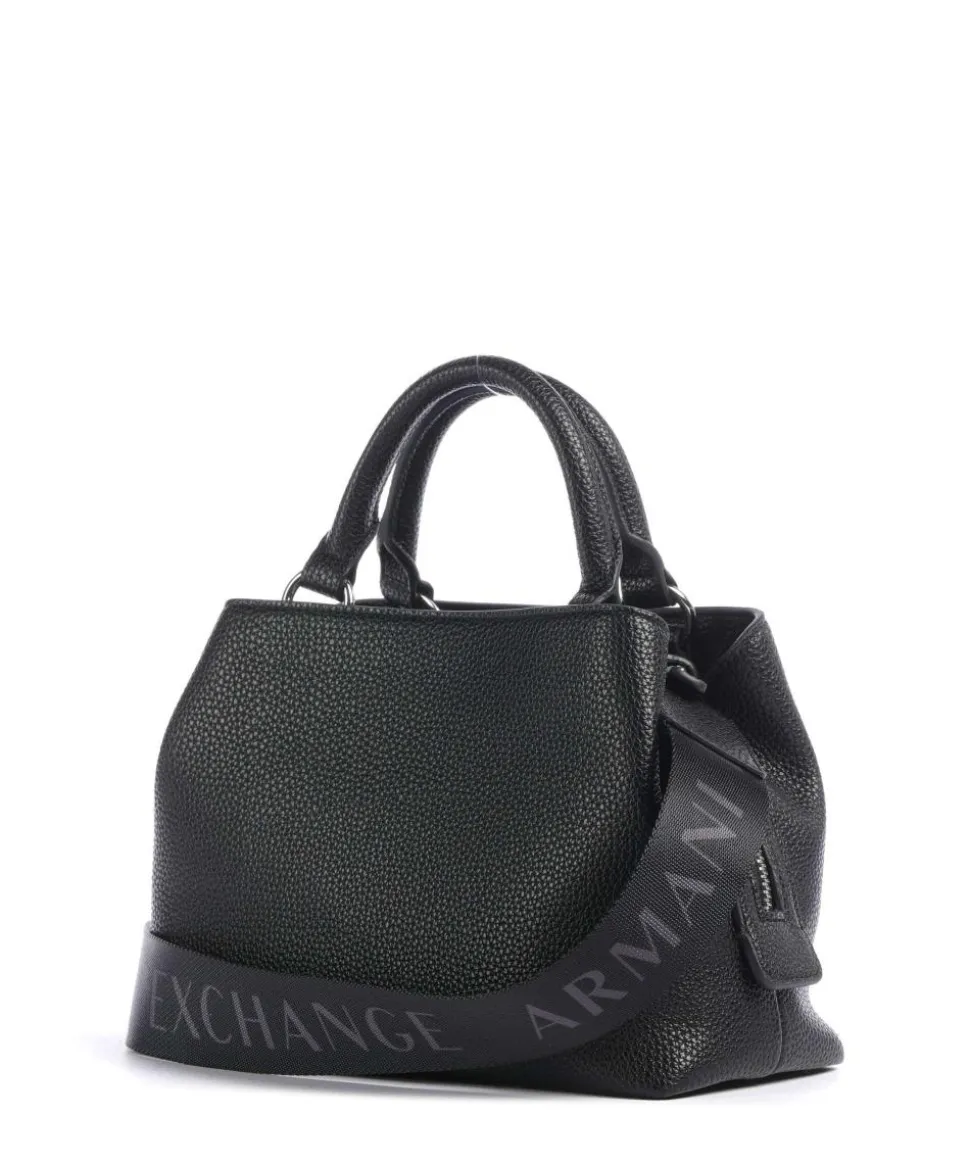 Nicole S Handtasche Lederimitat schwarz