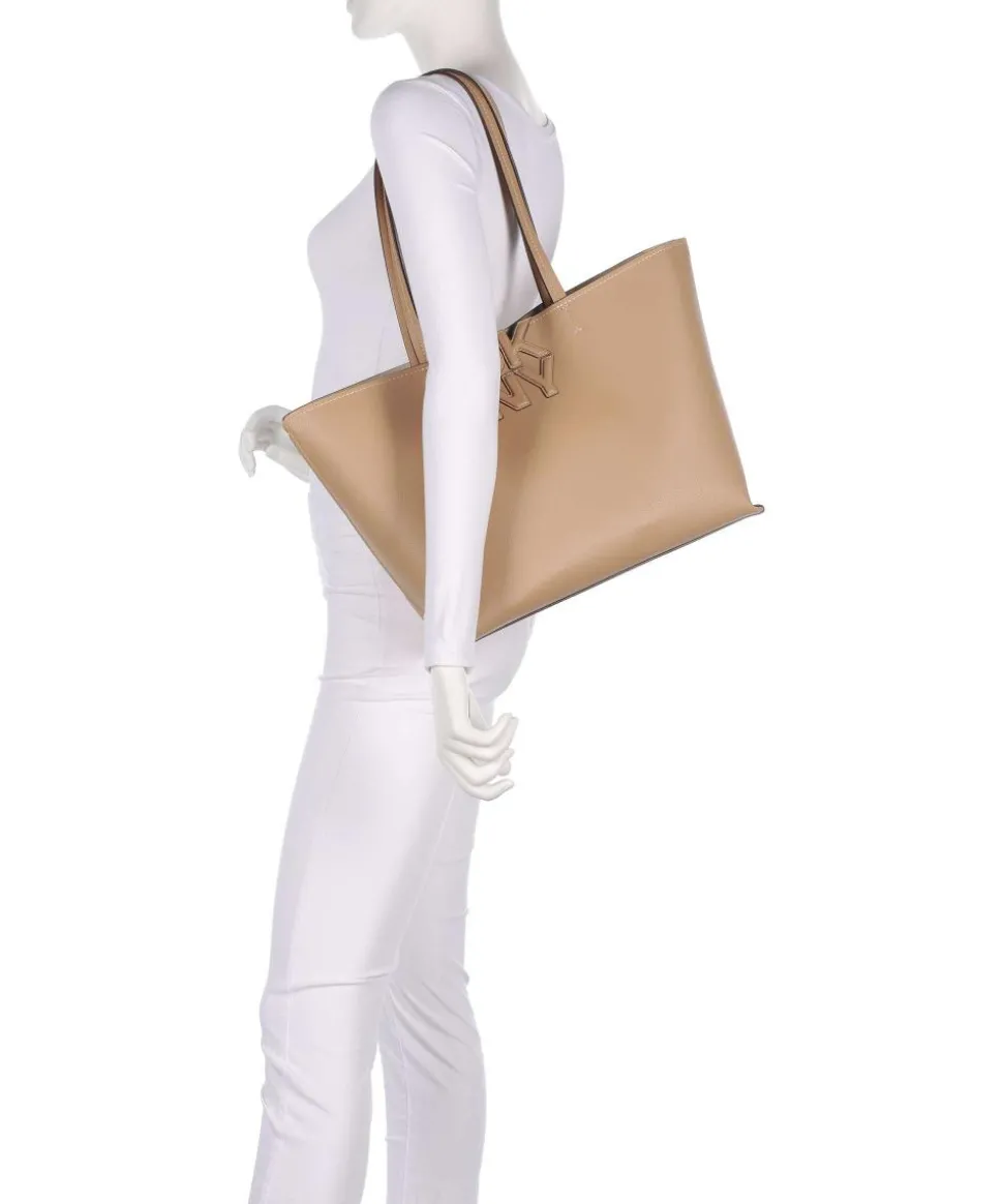 Nicole Shopper Lederimitat natur