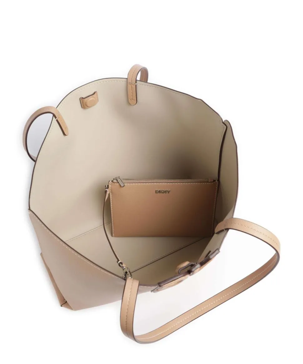 Nicole Shopper Lederimitat natur