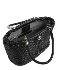 Nido M Schultertasche Nappa Kalbsleder schwarz