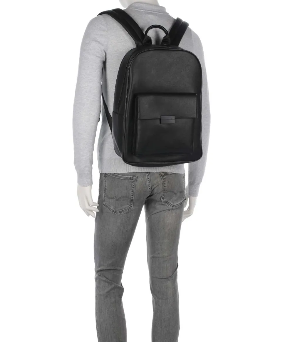Night Lab Rucksack 13″ Lederimitat schwarz
