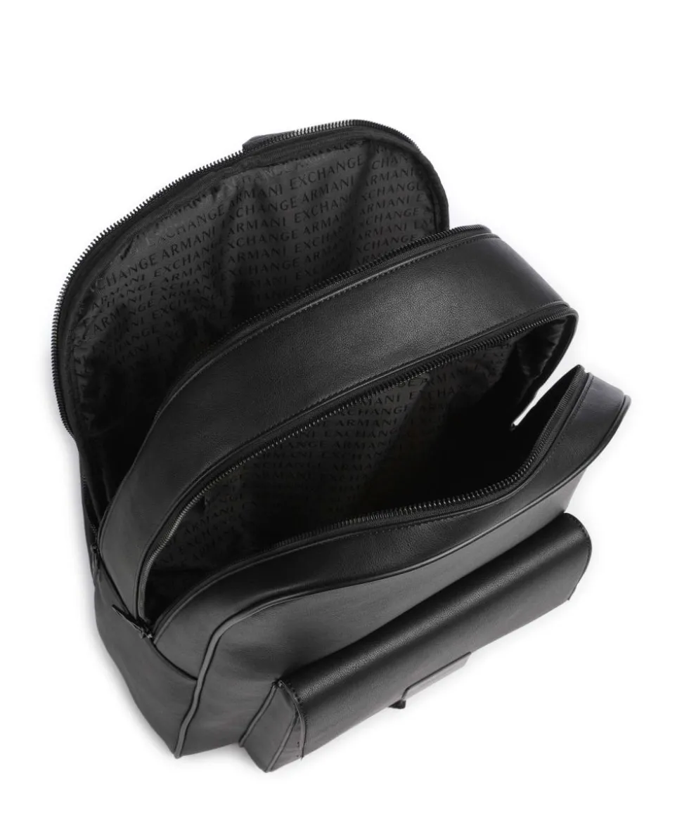 Night Lab Rucksack 13″ Lederimitat schwarz