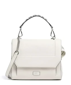 Ninon M Schultertasche genarbtes Rindsleder elfenbein