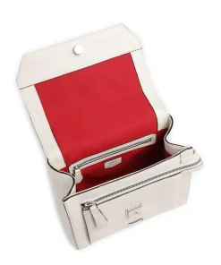 Ninon M Schultertasche genarbtes Rindsleder elfenbein