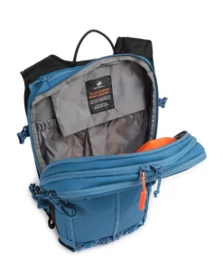 Nirvana 18 Wanderrucksack recyceltes Polyamid blau/schwarz