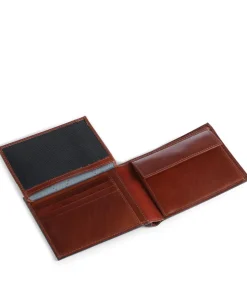 Nobile RFID Geldbörse fein genarbtes Rindsleder cognac