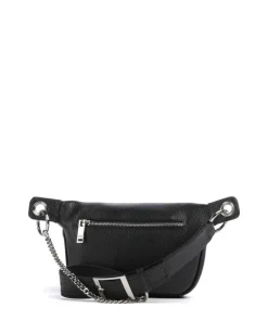 Noel Umhängetasche genarbtes Leder schwarz