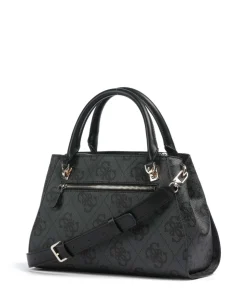 Noelle 4G Logo Handtasche Lederimitat dunkelgrau