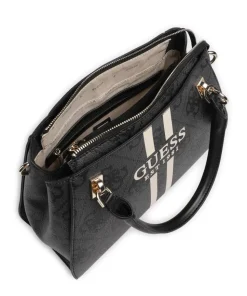 Noelle 4G Logo Handtasche Lederimitat dunkelgrau