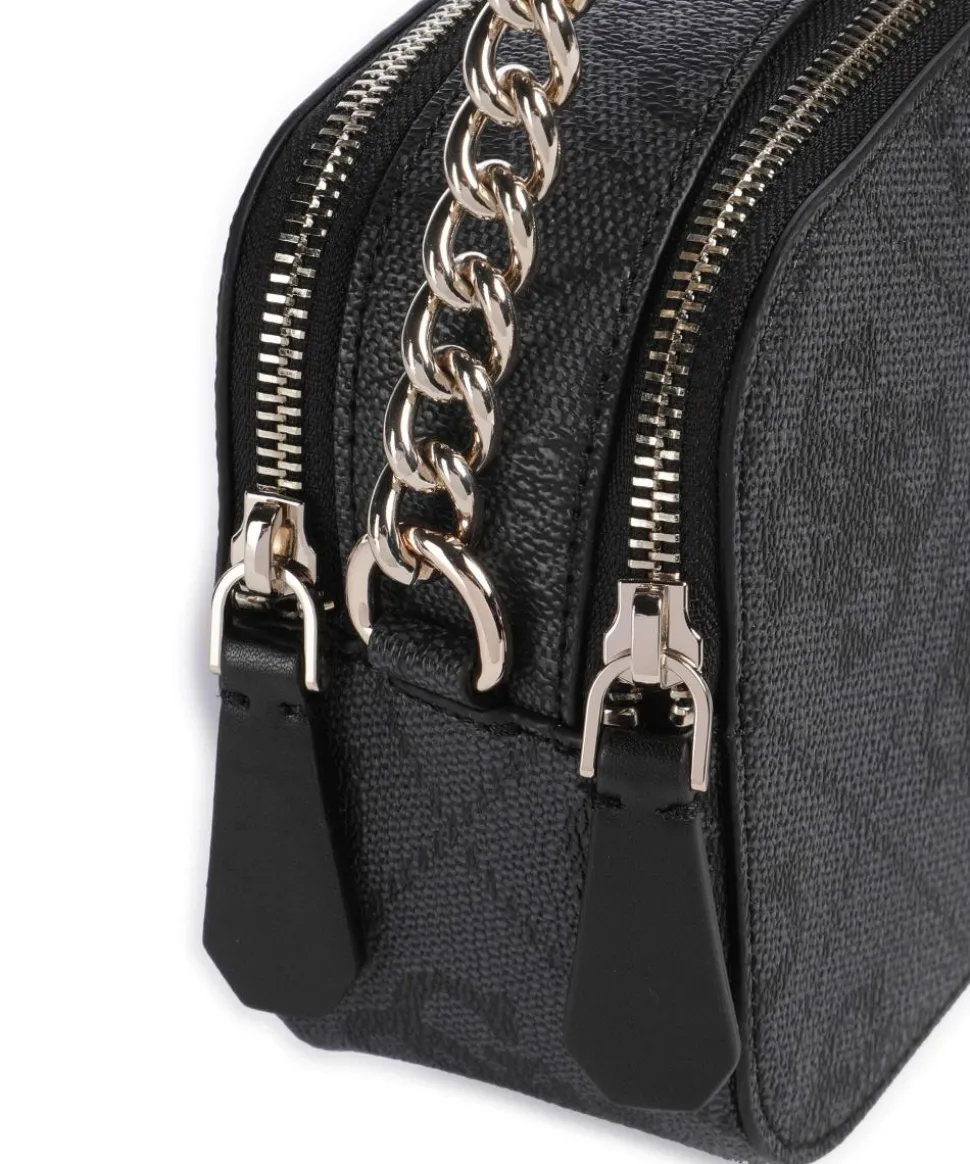 Noelle 4G Logo Umhängetasche Lederimitat dunkelgrau