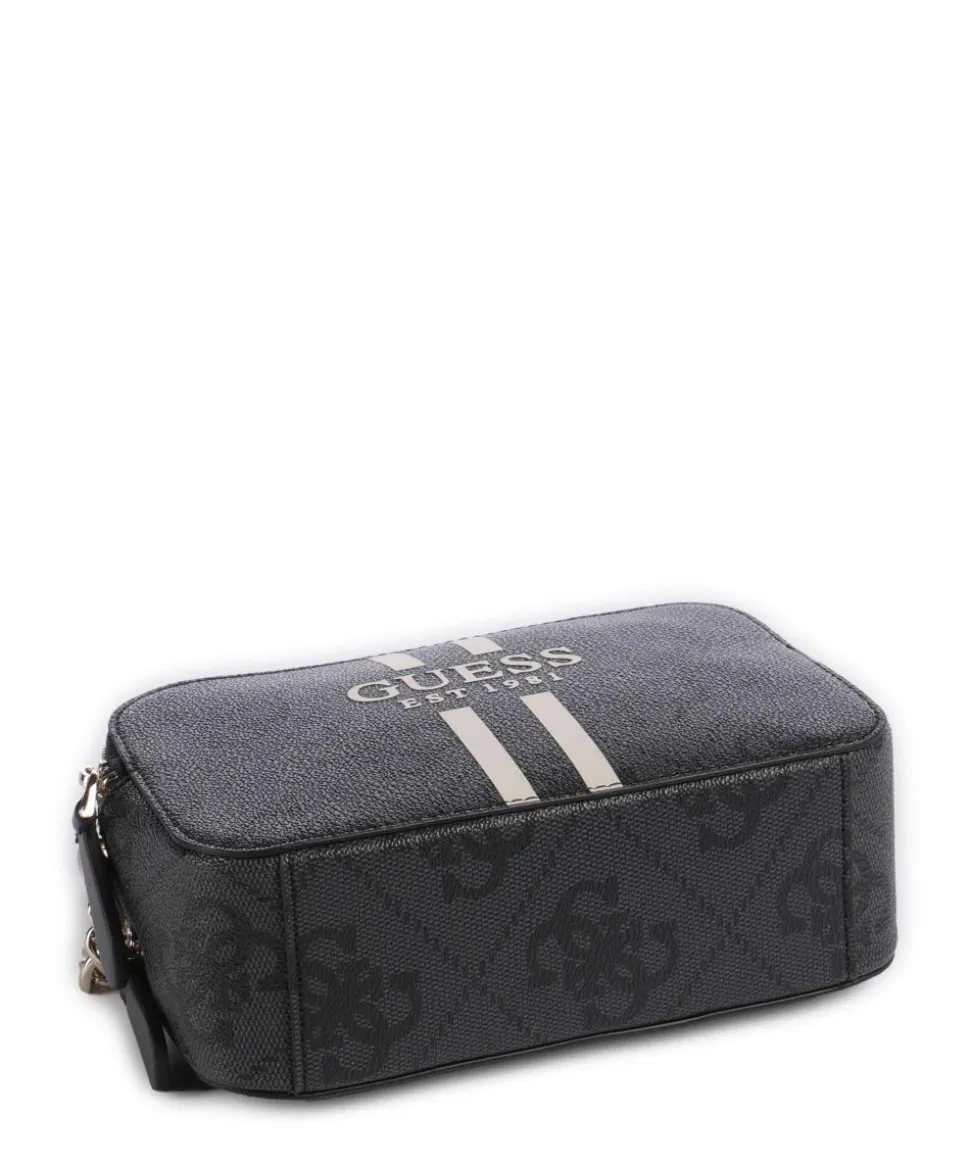 Noelle 4G Logo Umhängetasche Lederimitat dunkelgrau