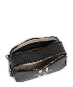 Noelle 4G Logo Umhängetasche Lederimitat dunkelgrau