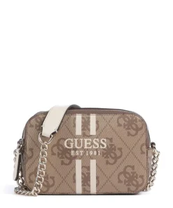 Noelle 4G Logo Umhängetasche Lederimitat hellbraun