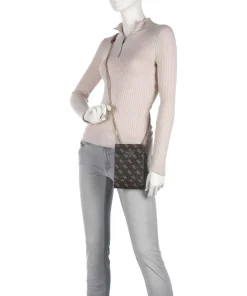 Noelle Handytasche Lederimitat dunkelbraun