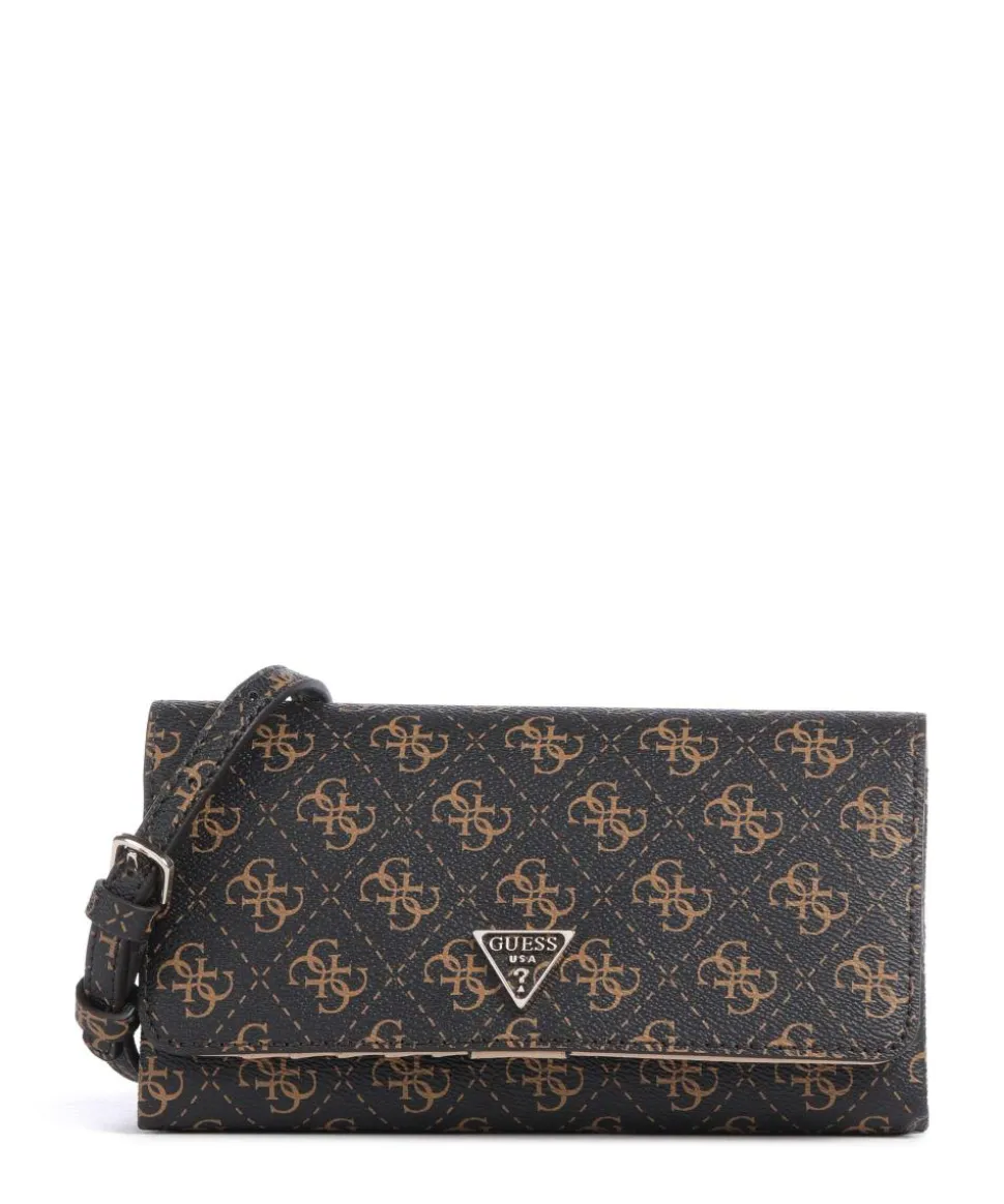 Noelle Q Logo Geldbörse Lederimitat dunkelbraun