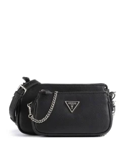 Noelle Schultertasche Lederimitat schwarz