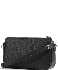 Noelle Schultertasche Lederimitat schwarz