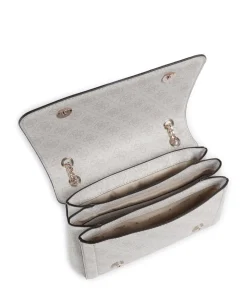 Noelle Schultertasche Lederimitat elfenbein