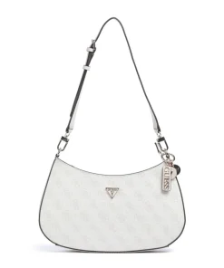 Noelle Schultertasche Lederimitat weiß