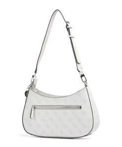 Noelle Schultertasche Lederimitat weiß