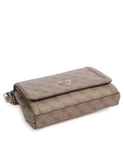 Noelle Schultertasche Lederimitat hellbraun