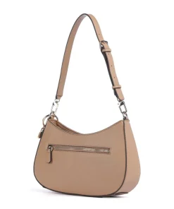 Noelle Schultertasche Lederimitat beige