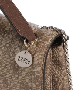 Noelle Schultertasche Lederimitat hellbraun