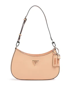 Noelle Schultertasche Lederimitat apricot