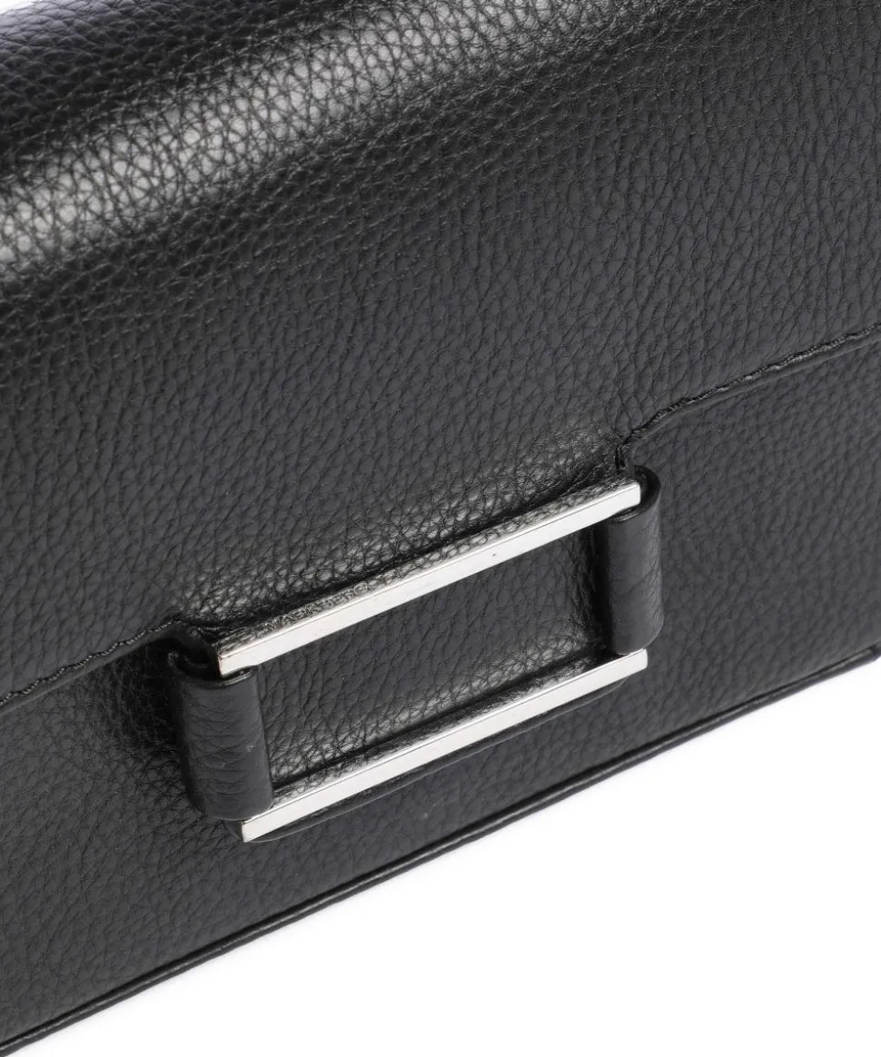 Noelle Umhängetasche genarbtes Rindsleder schwarz