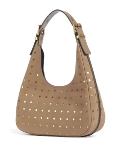 Nolita Beuteltasche genarbtes Rindsleder braun