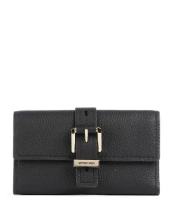 Nolita Geldbörse genarbtes Leder schwarz