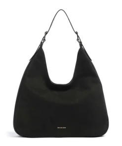 Nolita Large Beuteltasche aufgerautes Rindsleder schwarz