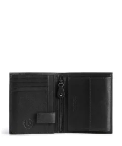 Nome Geldbörse fein genarbtes Rindsleder schwarz