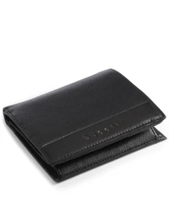 Nome Geldbörse fein genarbtes Rindsleder schwarz