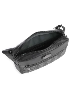 Nomogramme Umhängetasche Lederimitat schwarz