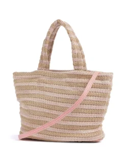 Nora Straw S Handtasche Kunststoff beige